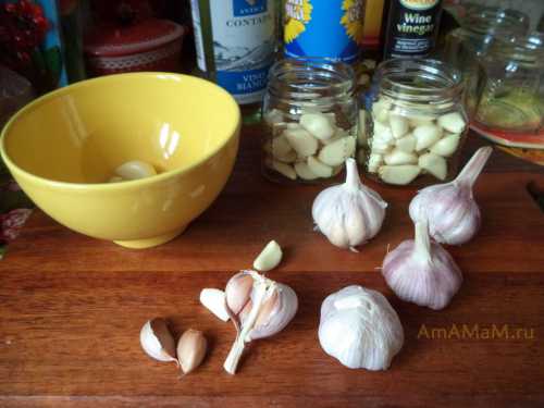 Рецепты маринованного чеснока, секреты выбора